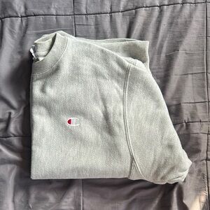 Champion Reverse Weave Gray Crewneck Sweatshirt